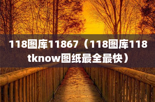 118图库11867（118图库118tknow图纸最全最快）