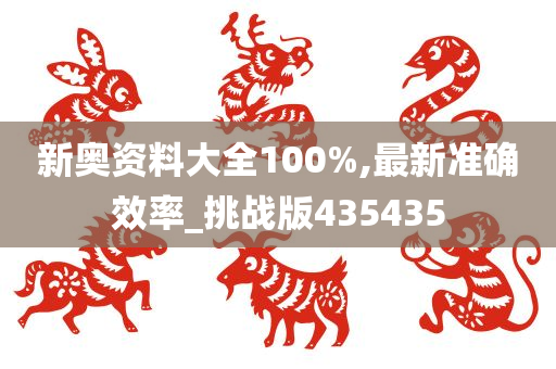 新奥资料大全100%,最新准确效率_挑战版435435