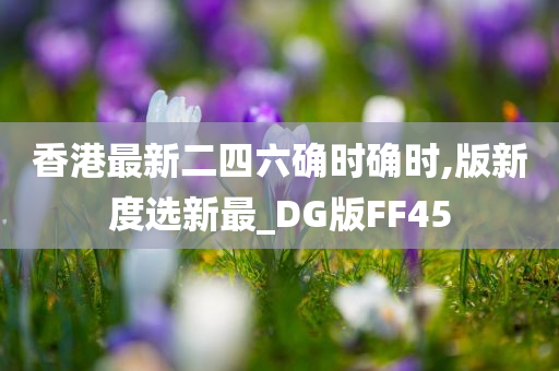 香港最新二四六确时确时,版新度选新最_DG版FF45