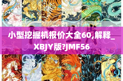 小型挖掘机报价大全60,解释_XBJY版?JMF56