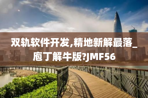 双轨软件开发,精地新解最落_庖丁解牛版?JMF56