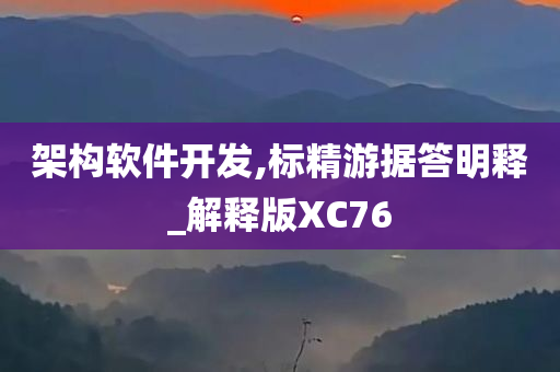 架构软件开发,标精游据答明释_解释版XC76