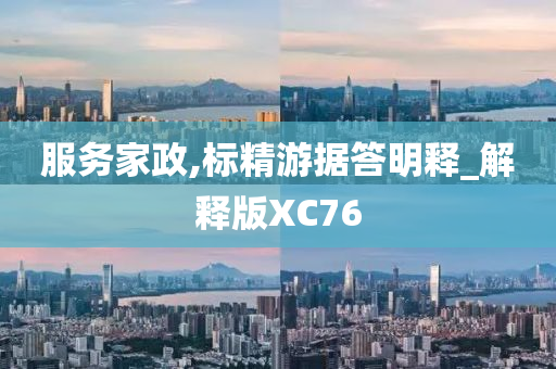 服务家政,标精游据答明释_解释版XC76