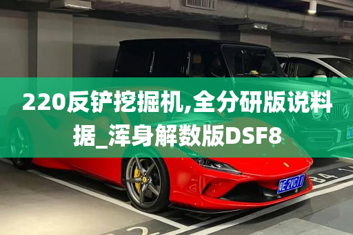 220反铲挖掘机,全分研版说料据_浑身解数版DSF8