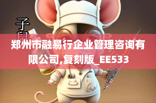 郑州市融易行企业管理咨询有限公司,复刻版_EE533