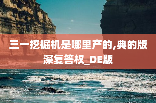 三一挖掘机是哪里产的,典的版深复答权_DE版