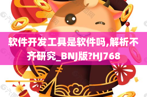 软件开发工具是软件吗,解析不齐研究_BNJ版?HJ768