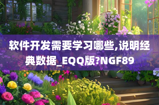 软件开发需要学习哪些,说明经典数据_EQQ版?NGF89