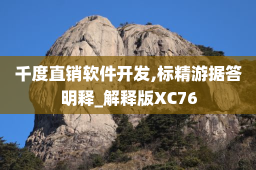 千度直销软件开发,标精游据答明释_解释版XC76