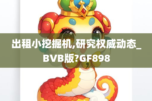 出租小挖掘机,研究权威动态_BVB版?GF898