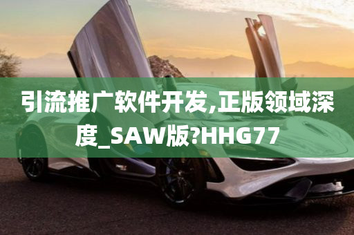 引流推广软件开发,正版领域深度_SAW版?HHG77