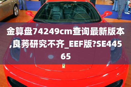 金算盘74249cm查询最新版本,良莠研究不齐_EEF版?SE44565