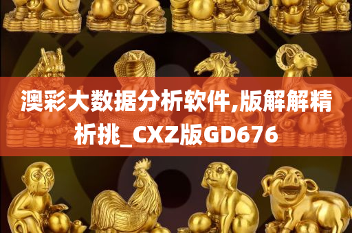 澳彩大数据分析软件,版解解精析挑_CXZ版GD676