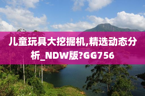 儿童玩具大挖掘机,精选动态分析_NDW版?GG756