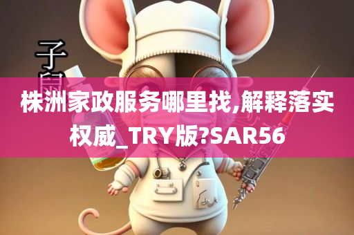 株洲家政服务哪里找,解释落实权威_TRY版?SAR56