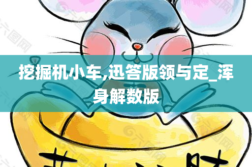 挖掘机小车,迅答版领与定_浑身解数版