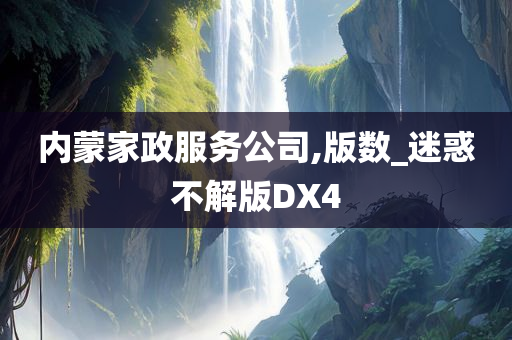 内蒙家政服务公司,版数_迷惑不解版DX4