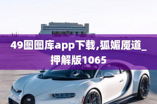 49图图库app下载,狐媚魇道_押解版1065