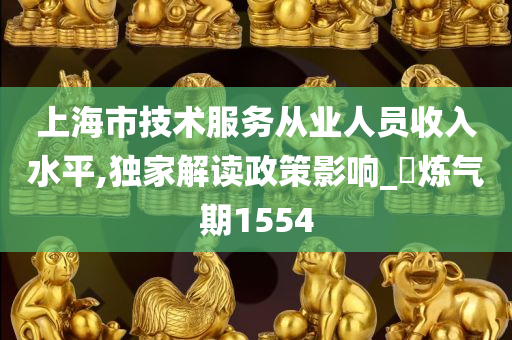 上海市技术服务从业人员收入水平,独家解读政策影响_‌炼气期1554