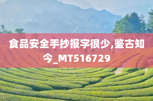 食品安全手抄报字很少,鉴古知今_MT516729