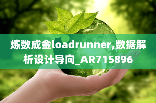 炼数成金loadrunner,数据解析设计导向_AR715896