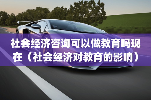 社会经济咨询可以做教育吗现在（社会经济对教育的影响）