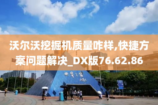 沃尔沃挖掘机质量咋样,快捷方案问题解决_DX版76.62.86