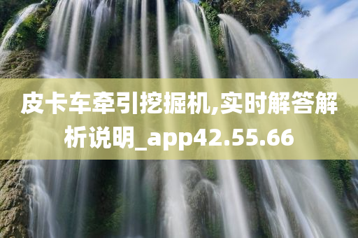 皮卡车牵引挖掘机,实时解答解析说明_app42.55.66