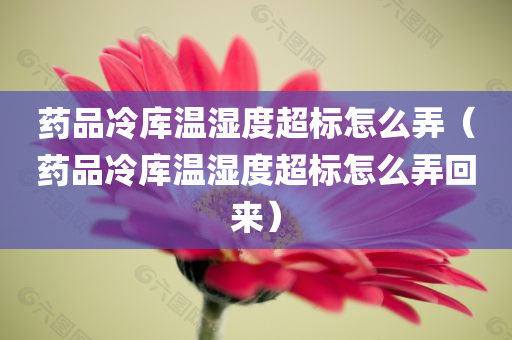 药品冷库温湿度超标怎么弄（药品冷库温湿度超标怎么弄回来）