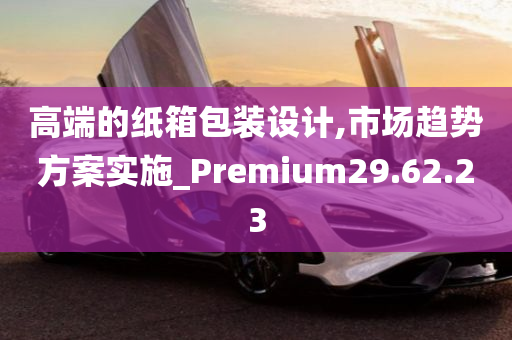 高端的纸箱包装设计,市场趋势方案实施_Premium29.62.23