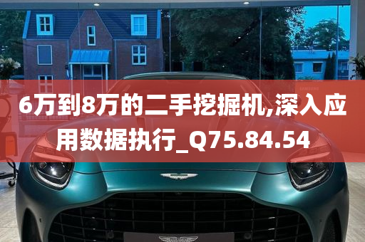 6万到8万的二手挖掘机,深入应用数据执行_Q75.84.54