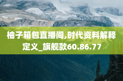 柚子箱包直播间,时代资料解释定义_旗舰款60.86.77