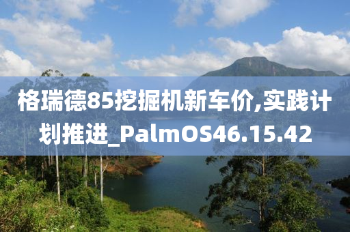 格瑞德85挖掘机新车价,实践计划推进_PalmOS46.15.42