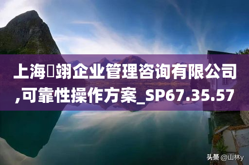 上海璟翊企业管理咨询有限公司,可靠性操作方案_SP67.35.57