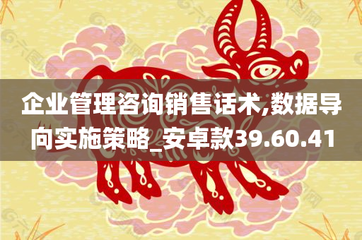 企业管理咨询销售话术,数据导向实施策略_安卓款39.60.41