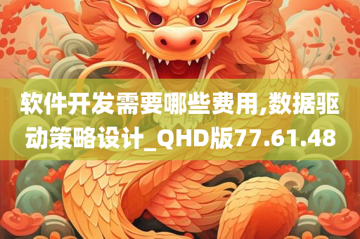 软件开发需要哪些费用,数据驱动策略设计_QHD版77.61.48