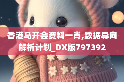 香港马开会资料一肖,数据导向解析计划_DX版797392