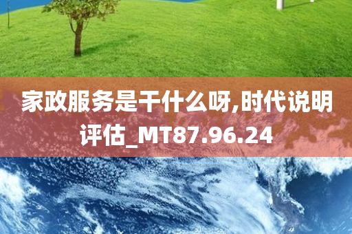 家政服务是干什么呀,时代说明评估_MT87.96.24