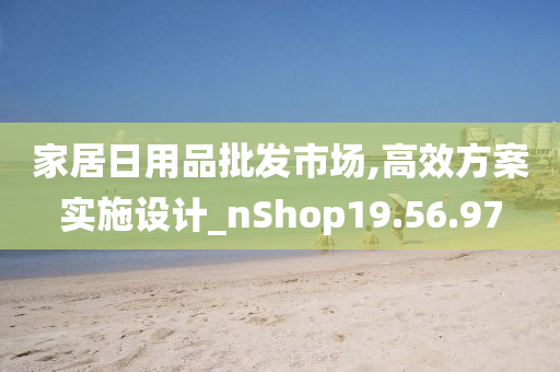 家居日用品批发市场,高效方案实施设计_nShop19.56.97