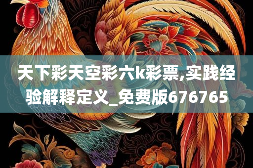 天下彩天空彩六k彩票,实践经验解释定义_免费版676765