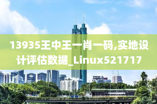 13935王中王一肖一码,实地设计评估数据_Linux521717