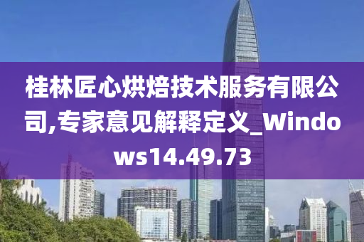 桂林匠心烘焙技术服务有限公司,专家意见解释定义_Windows14.49.73