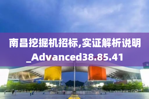 南昌挖掘机招标,实证解析说明_Advanced38.85.41