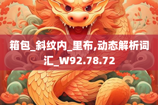 箱包_斜纹内_里布,动态解析词汇_W92.78.72